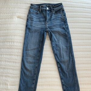 American Eagle Outfitters Women's Classic Blue Skinny Jegging Jeans